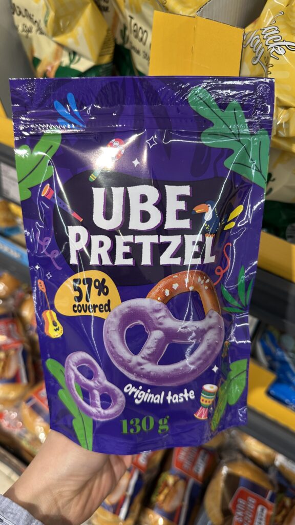 Ube pretzels